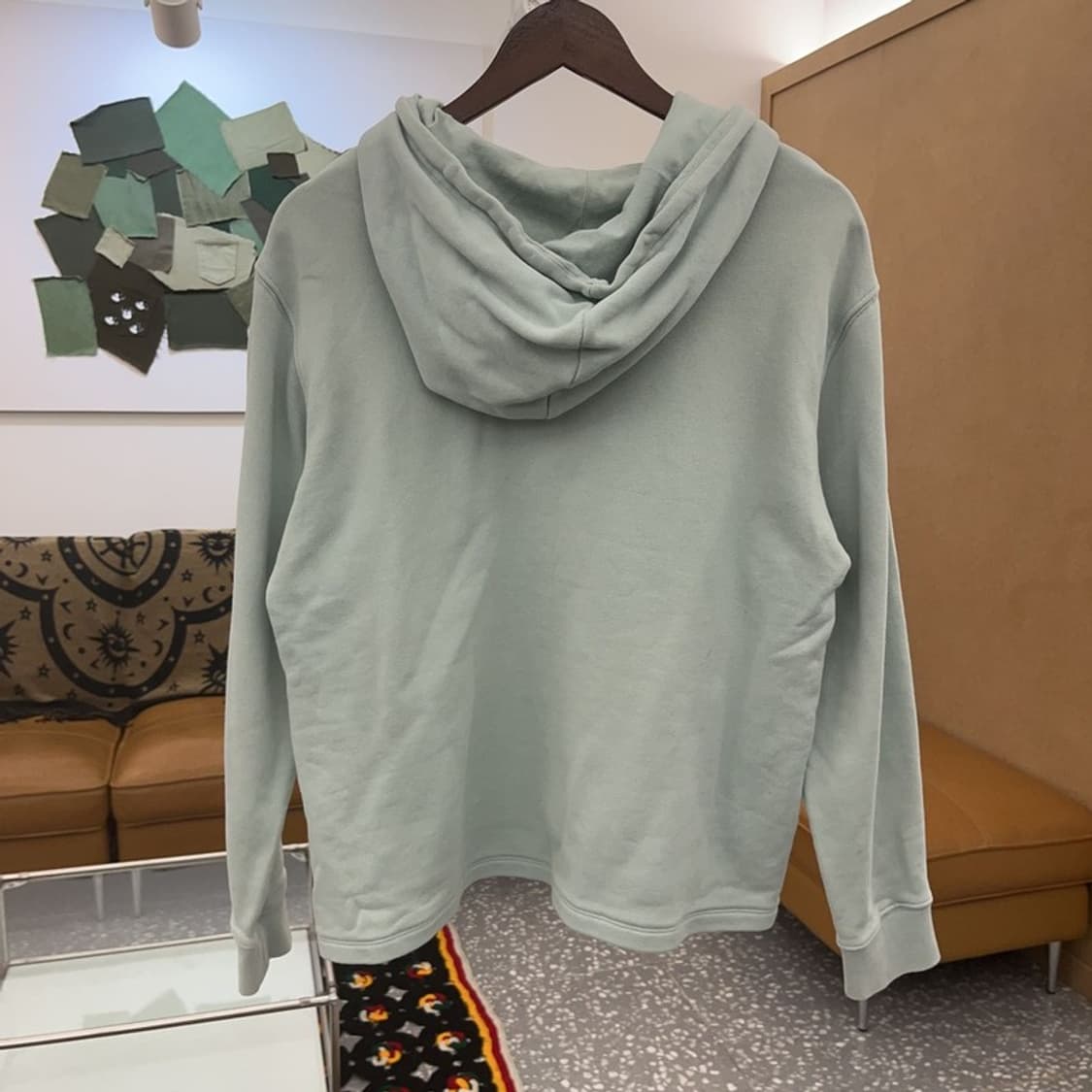 아디다스 올드스쿨 빈티지 메로나민트 후드티 M C07653 상품이미지4