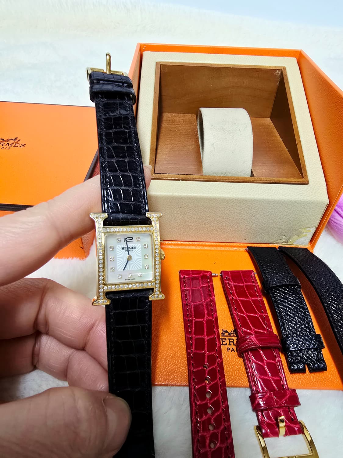 에르메스h아워 HH1.201 디이아시계 정품 여성용 상품이미지2