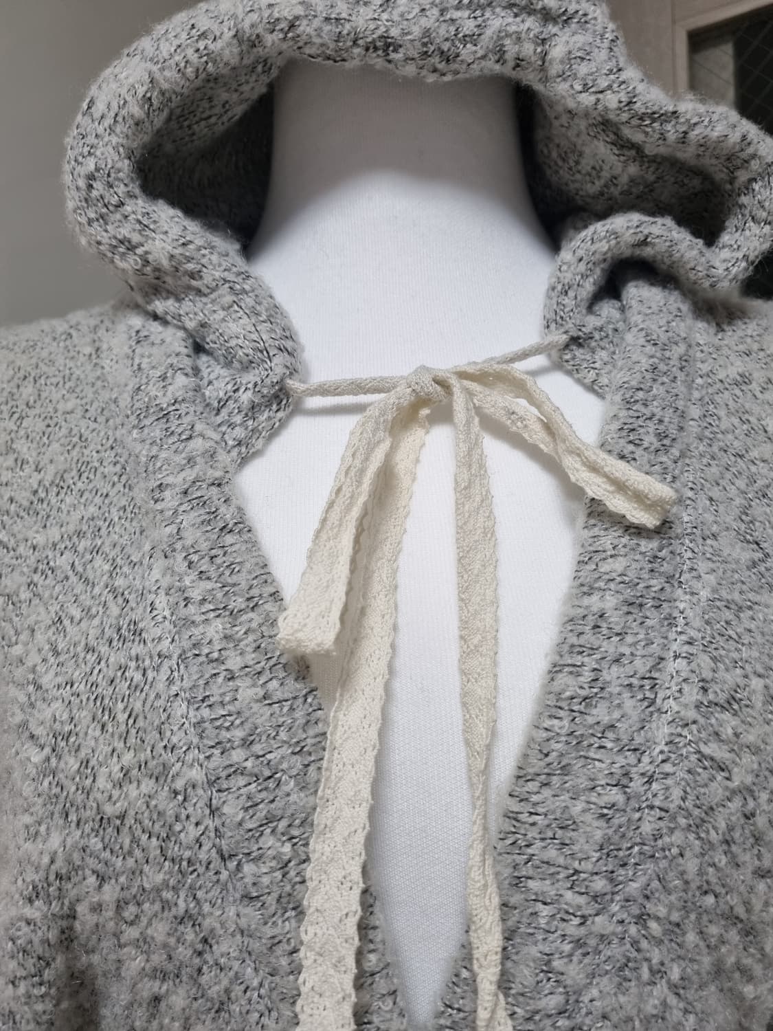 일본빈티지 모리걸 페어리 빵단추 니트 후그 가디건 상품이미지4