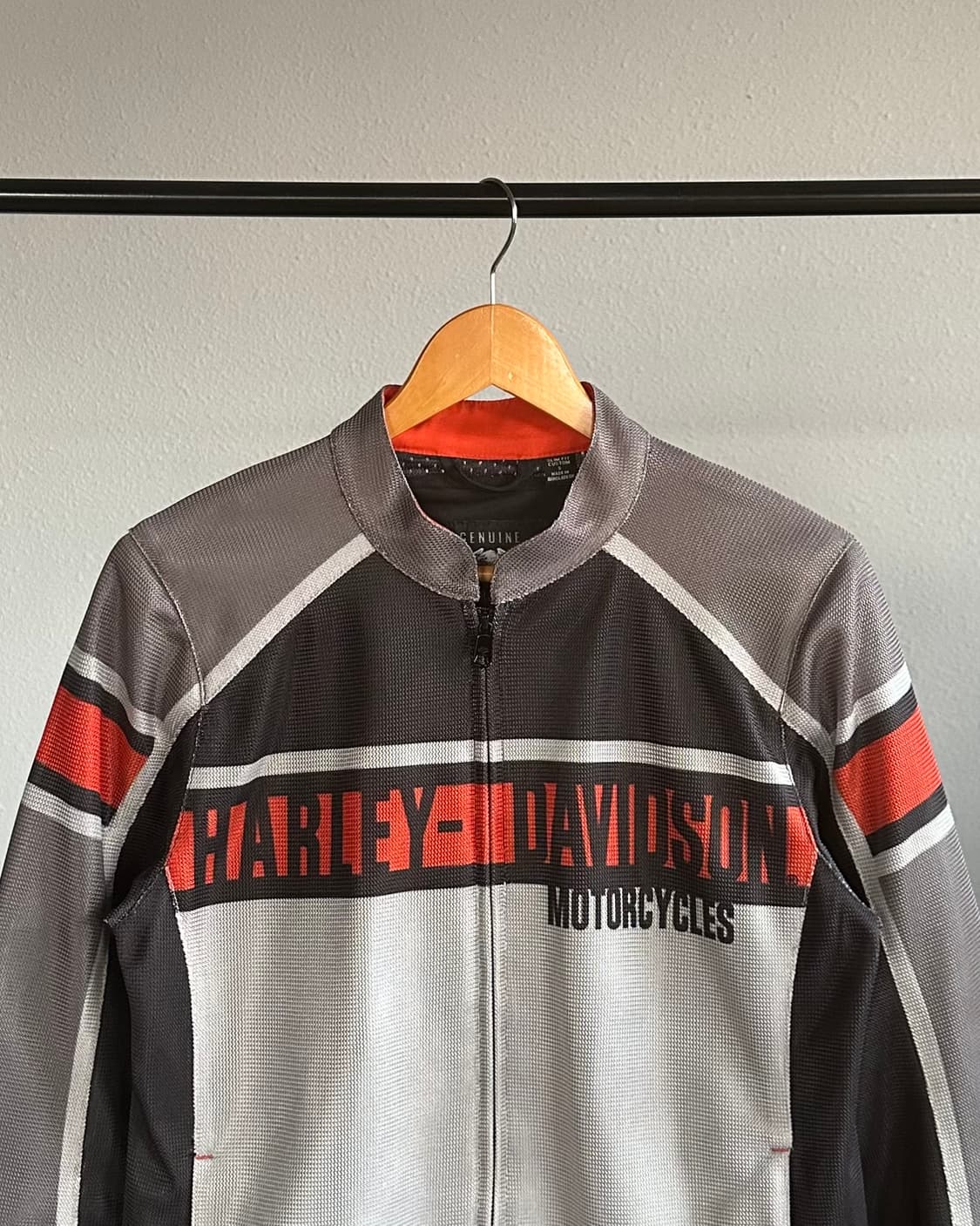[S]할리데이비슨 모터싸이클 메쉬 라이더 자켓 상품이미지2