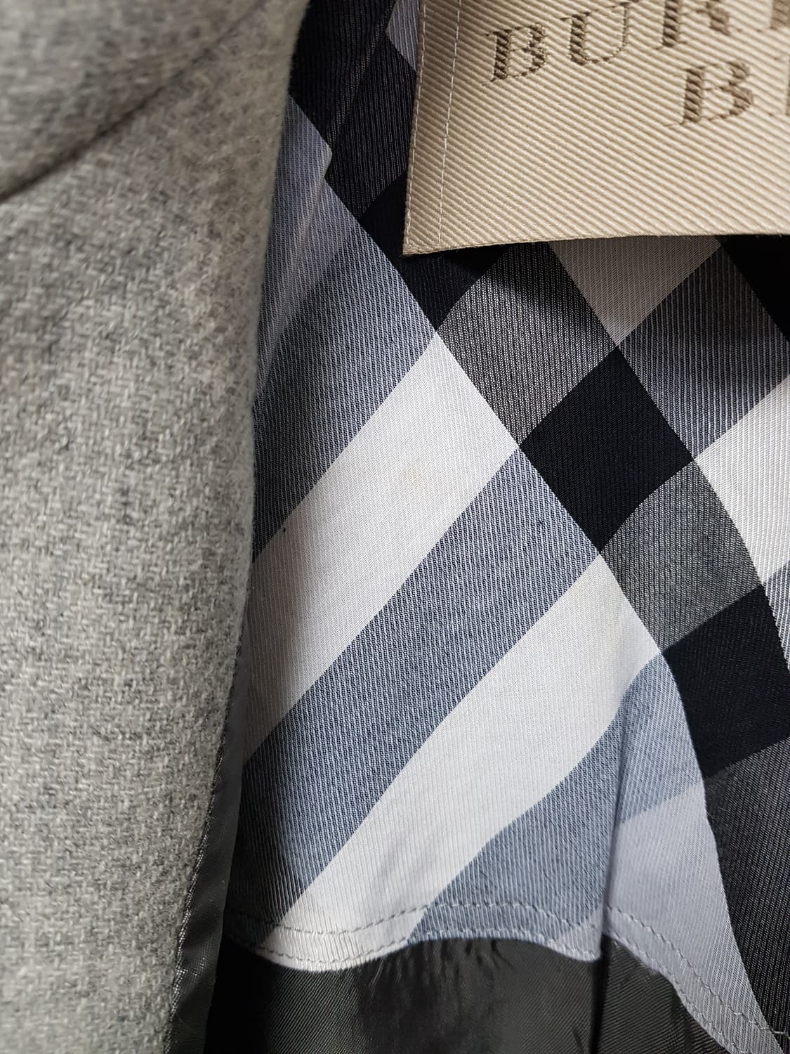 [uk8/정품] 버버리 캐시미어혼방 벨티드 울코트 상품이미지9