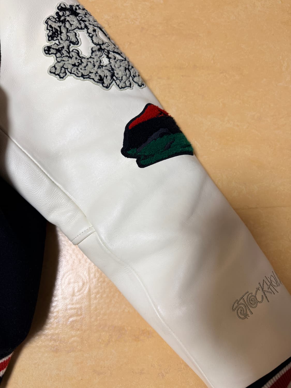 스투시 x 아워레가시 x 데님 티어스 TTL 바시티 자켓 상품이미지4