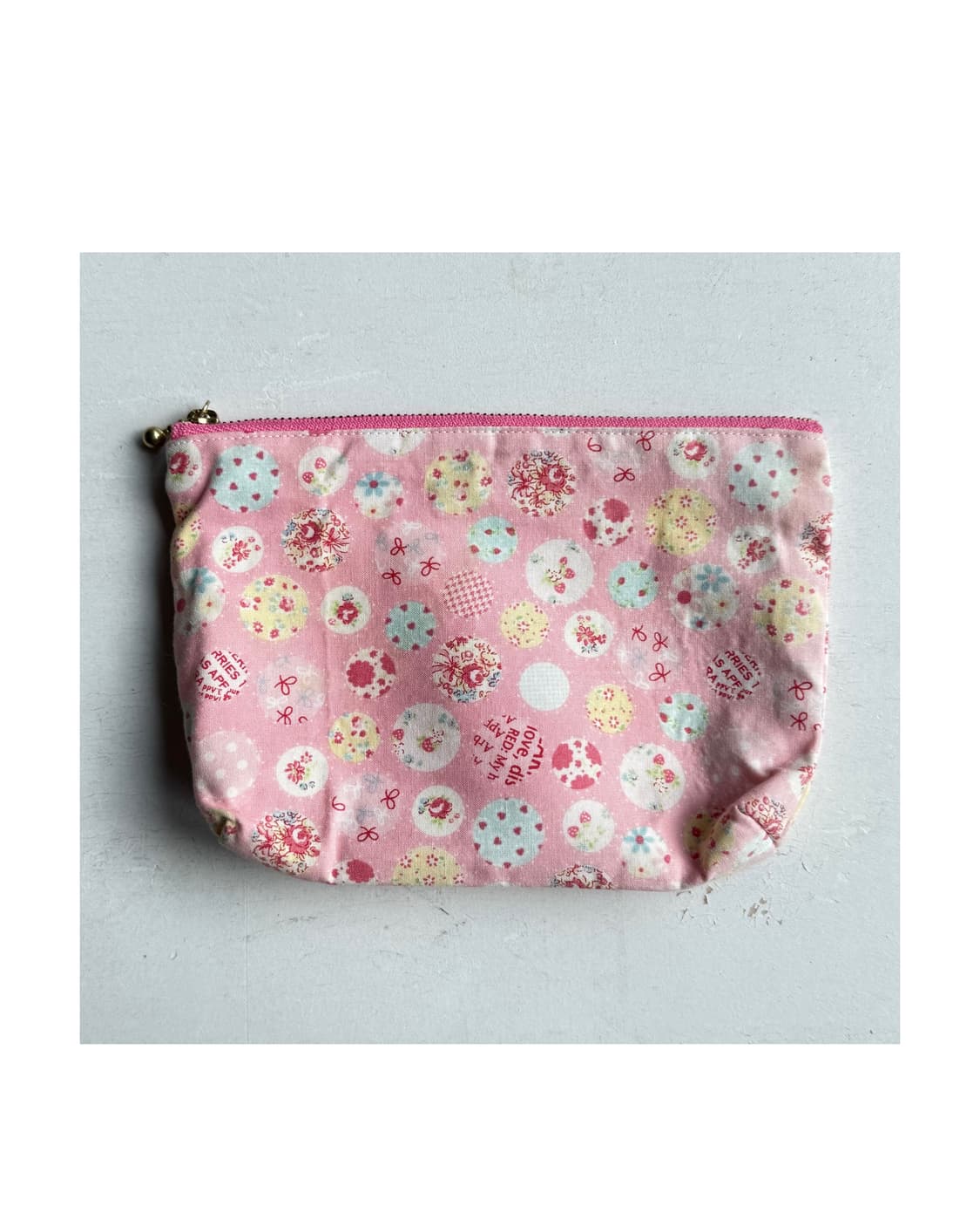 일본빈티지 딸기파우치 핸드메이드 상품이미지1