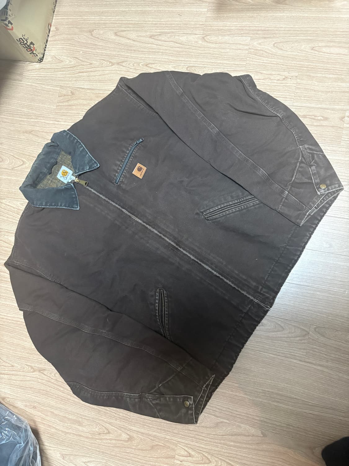 [3XL] 칼하트 빈티지 디트로이트 다크브라운 j97 dkb 상품이미지1