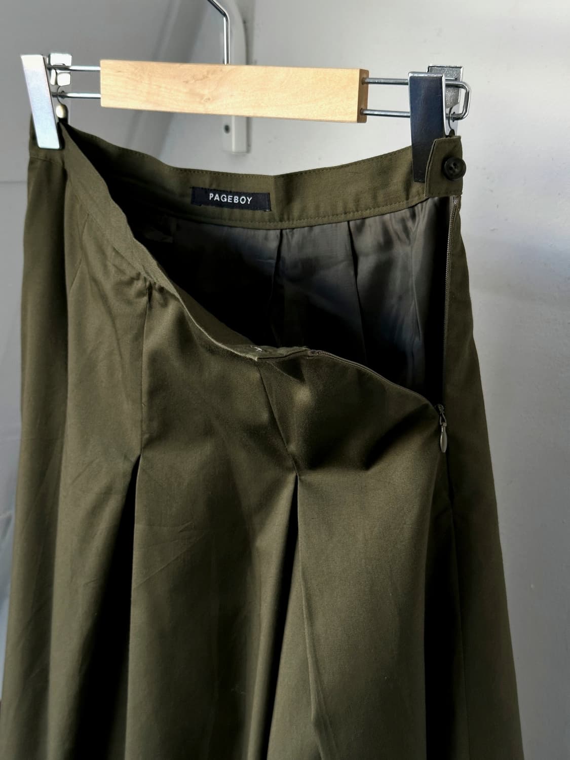 Cotton wide silhouette long skirt 상품이미지9
