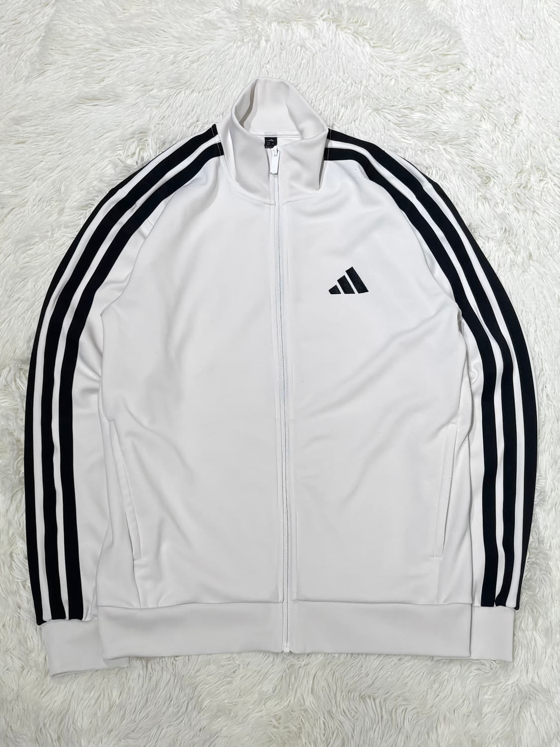 아디다스 화이트 스몰로고 트랙탑 상품이미지3