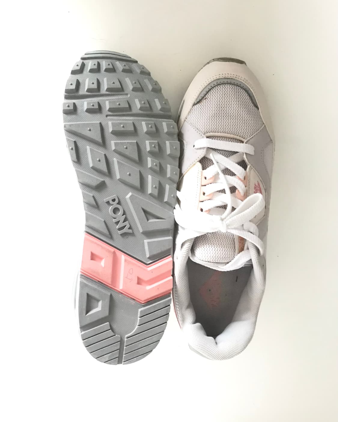 Pony retro babypink-grey platform shoes 상품이미지3