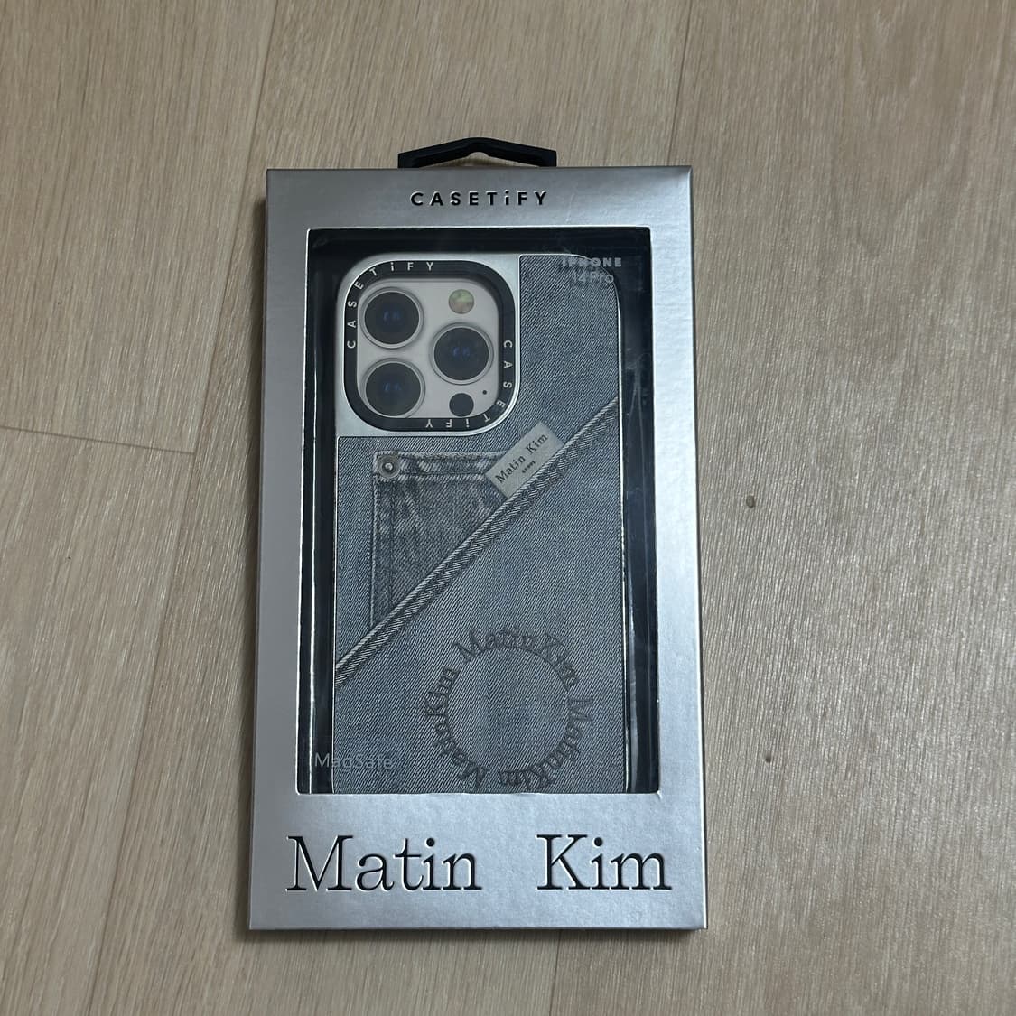 케이스티파이 아이폰14pro 마뗑킴 데님 케이스 상품이미지1
