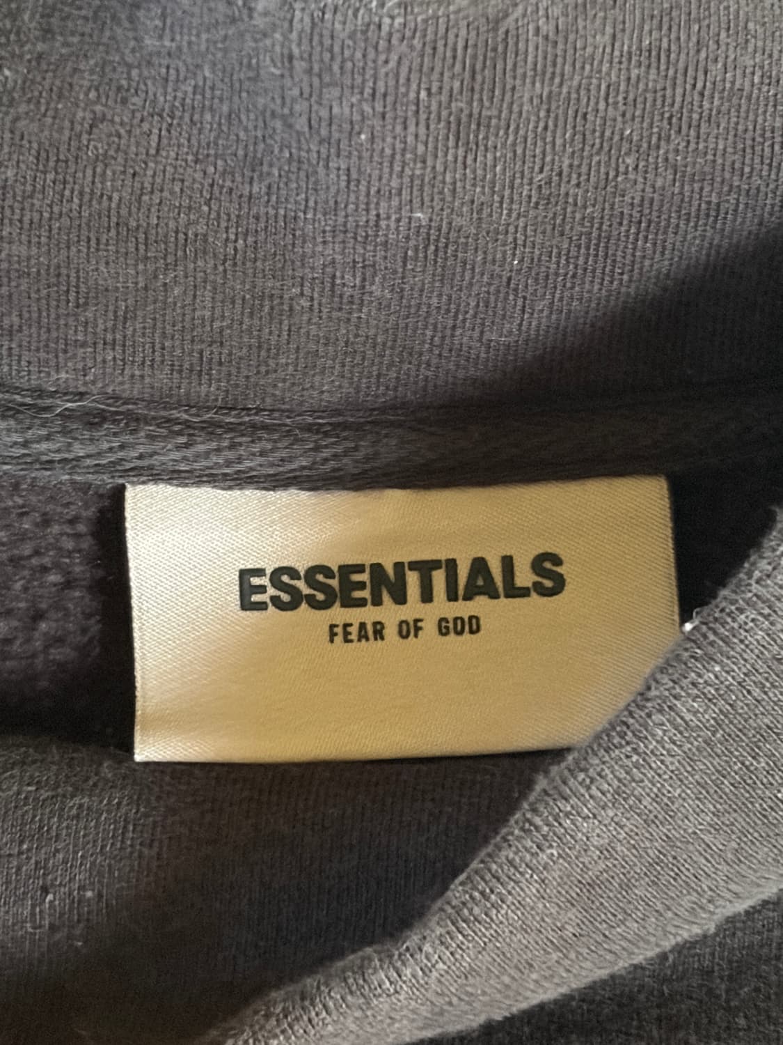 (Fear of God) 피어오브갓 에센셜 블랙 반폴라 스웻셔츠 상품이미지4