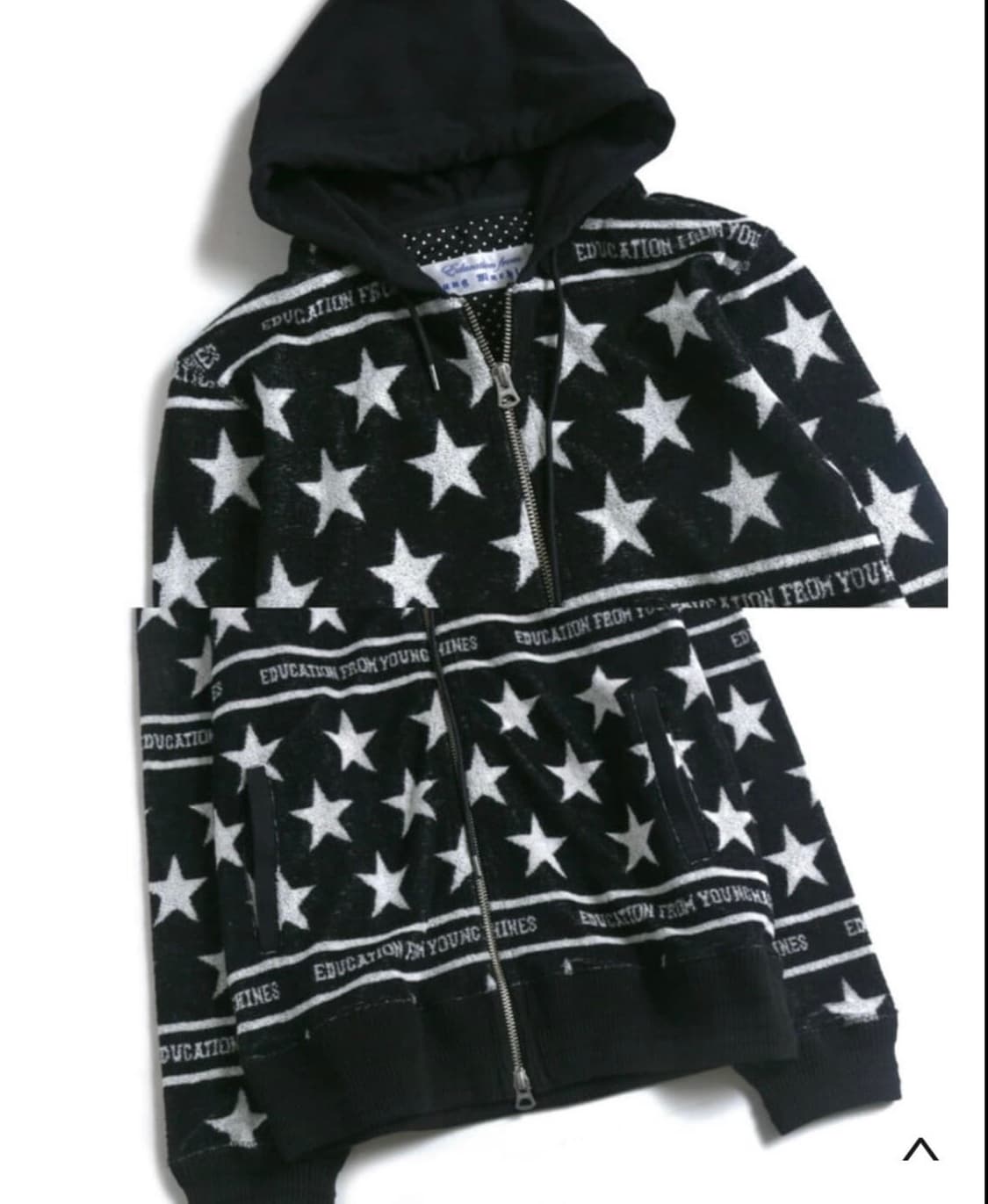 Star pattern hood jacket 상품이미지3
