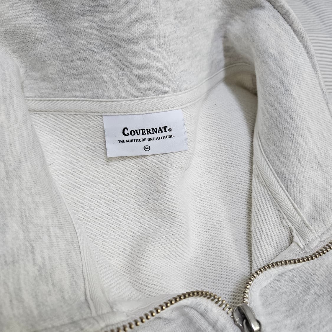 커버낫 하프 집업 맨투맨 M 상품이미지4