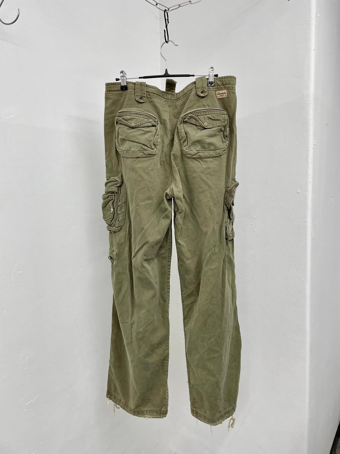 카키 멀티포켓 카고 팬츠 상품이미지5