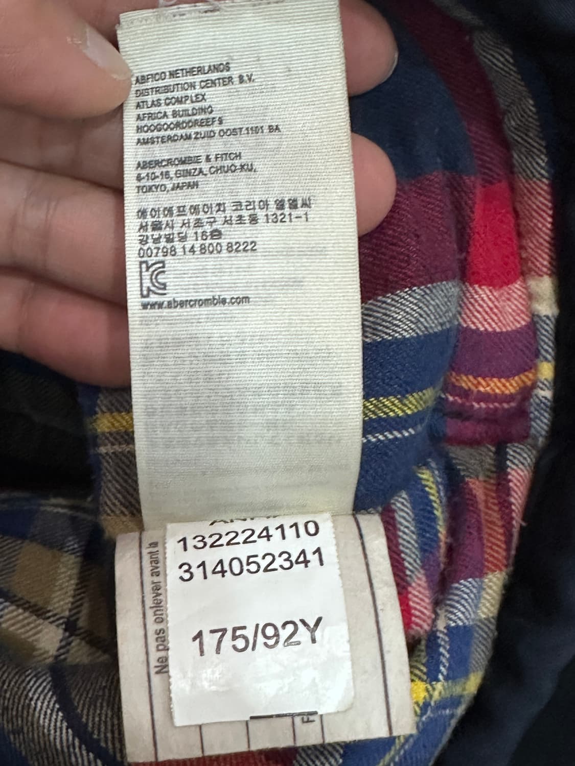 아베크롬비 네이비 패딩점퍼 상품이미지5