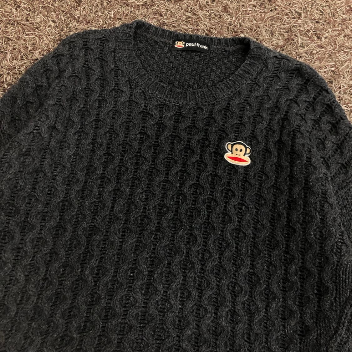 폴프랭크 울 케이블 사이드 지퍼 니트 상품이미지2