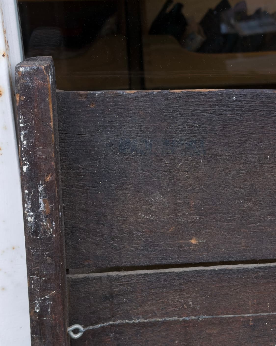 빈티지 소품 1900년 Barker's Liniment 나무 간판 상품이미지6