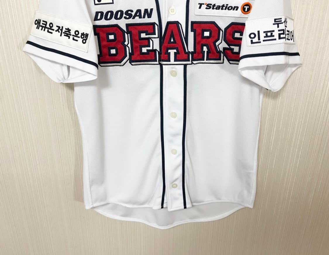 KBO 필라 두산베어스 어센틱 홈유니폼/져지 100 #32 김재환 상품이미지3