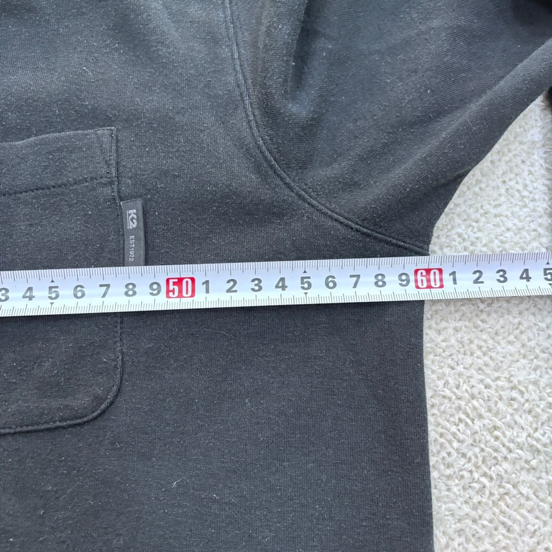 110 K2 심플 포켓 롱 슬리브 티셔츠 0402E 상품이미지6