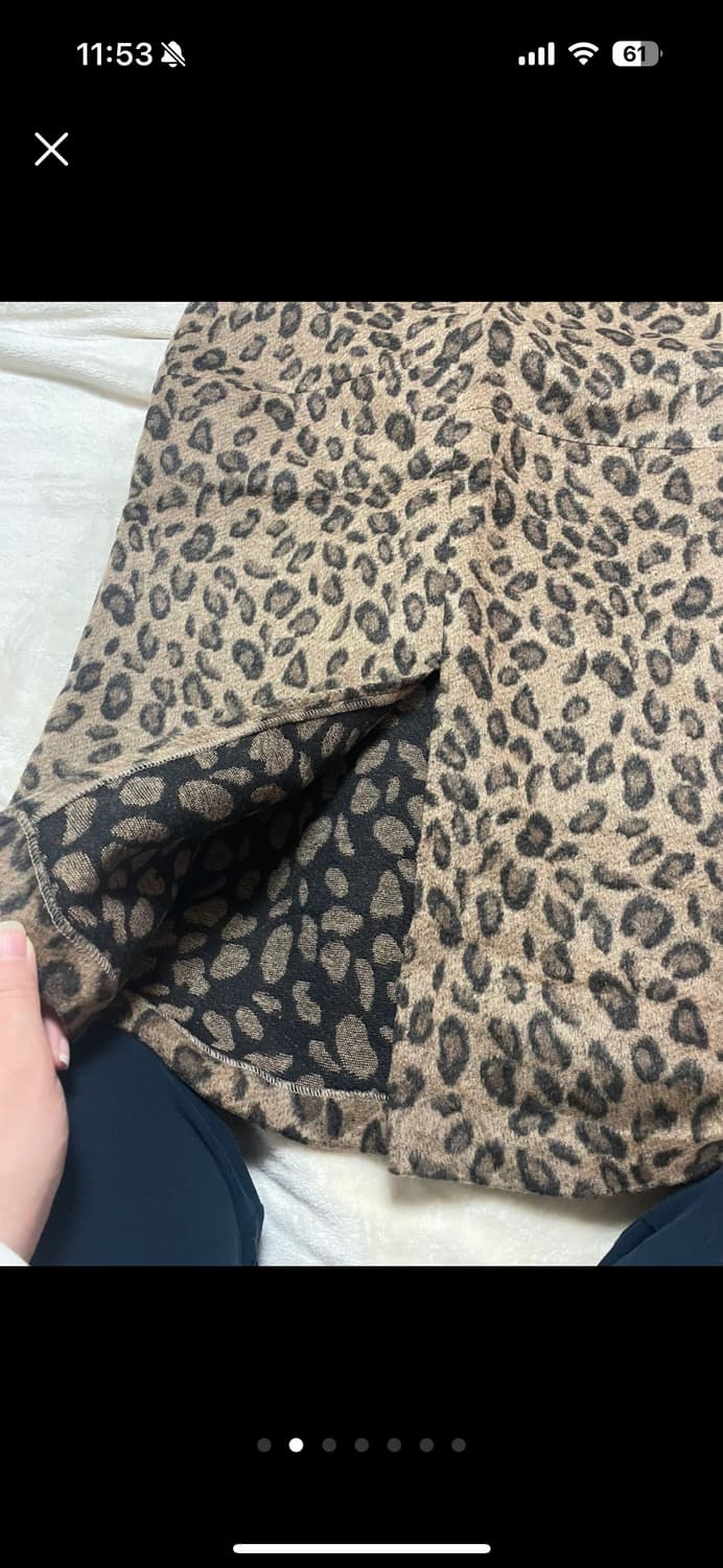 더일마 호피 스커트M 상품이미지5