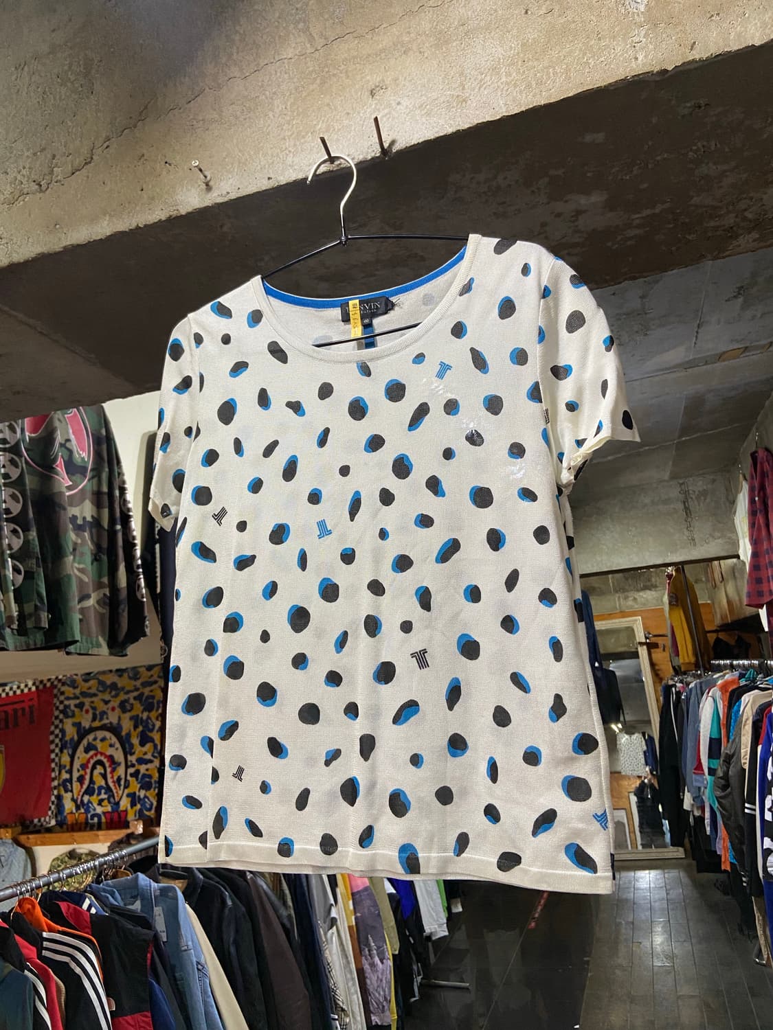 90s LANVIN 랑방 플라워 패턴 포인트 셋업 상품이미지4