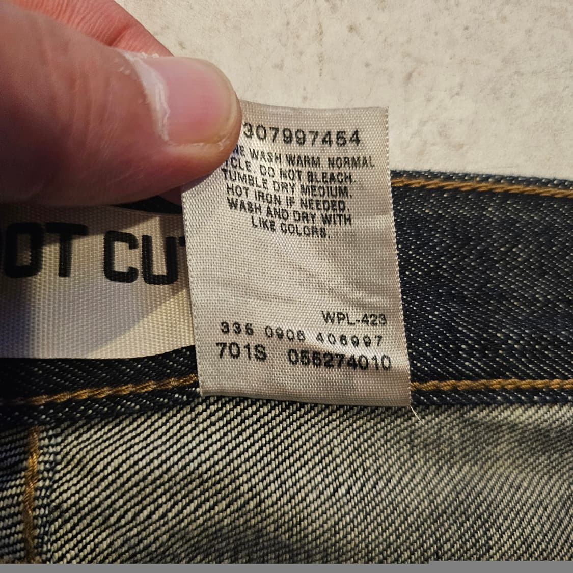 32inch 리바이스 527 붓츠컷 중청 상품이미지5