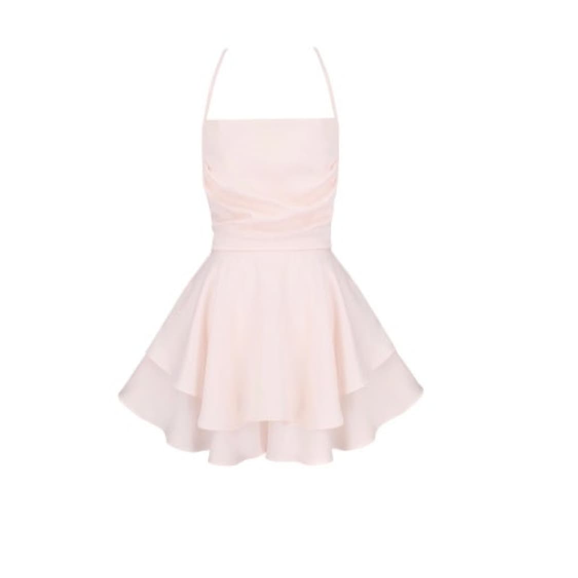 클리시어 코프 새틴 드레스 핑크 coap satin flare dress 상품이미지1