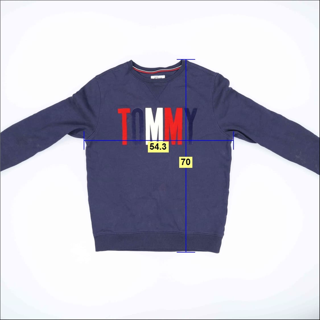 M 타미힐피거 기모 맨투맨 0303H1 상품이미지6