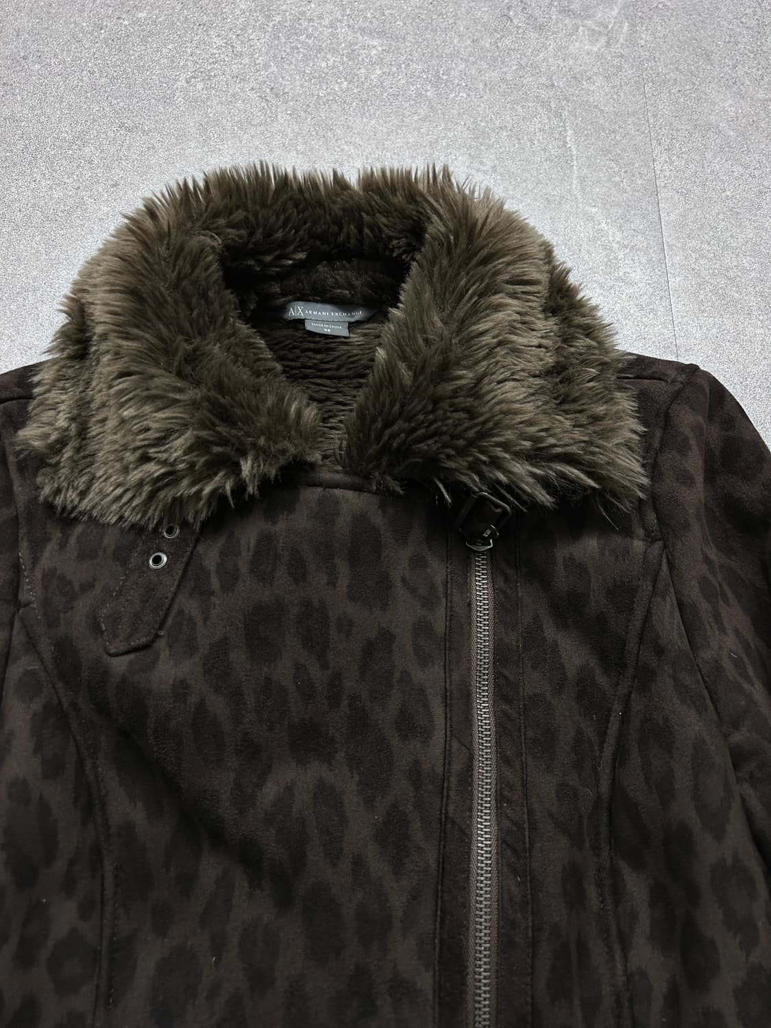 아르마니 레오파드 시어링 자켓 상품이미지4