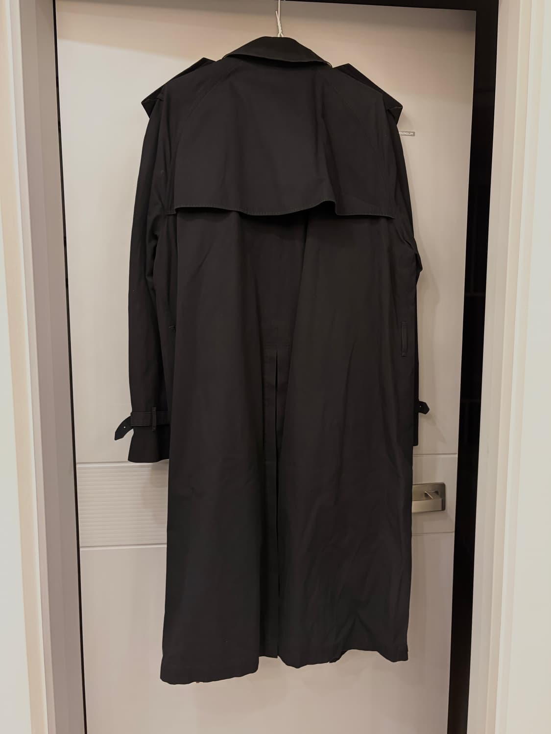 버버리 블랙 트렌치 코트 56size 상품이미지3