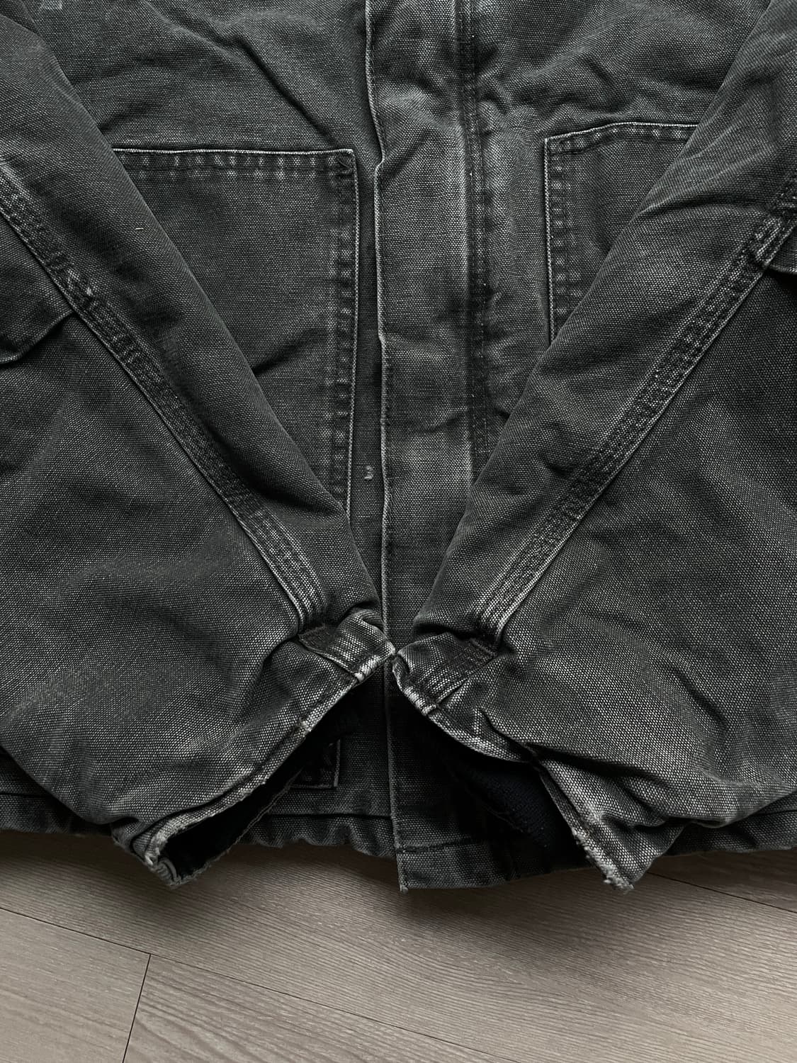 칼하트 J22 mos 모스 그린 디트로이트 아크틱 자켓 빈티지 상품이미지6