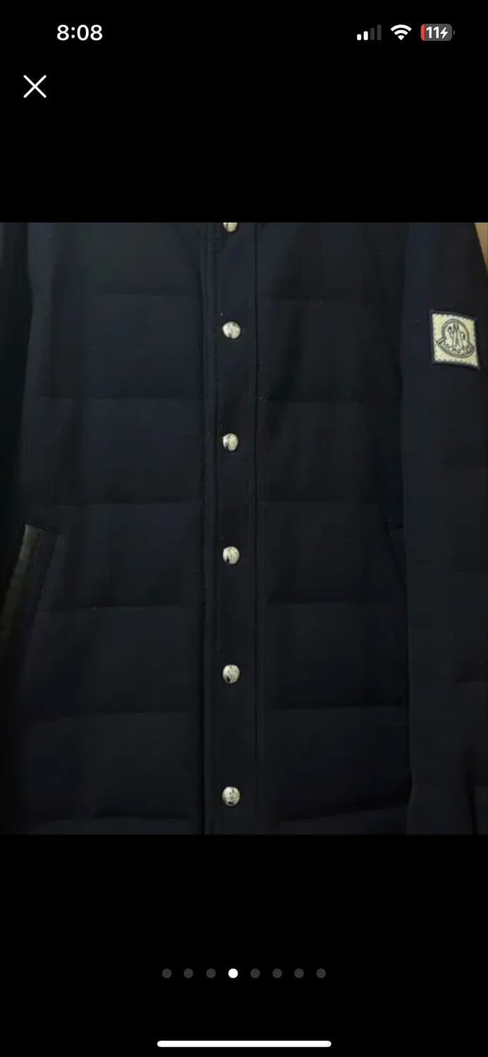 몽클레어 남성 패딩 감마블루 (톰브라운콜라보)2사이즈 상품이미지4