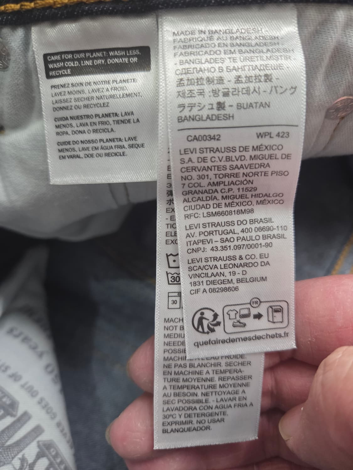 리바이스 511 인디고 데님 진(30, 새상품) 상품이미지5
