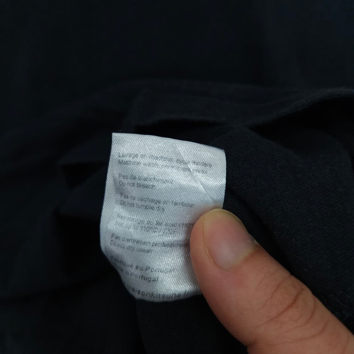 메종키츠네 더블 폭스 헤드 반팔 M 네이비 상품이미지5