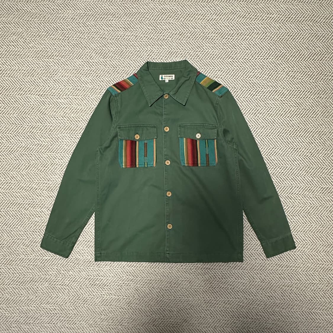 TITICACA vintage shirt jacket 상품이미지1