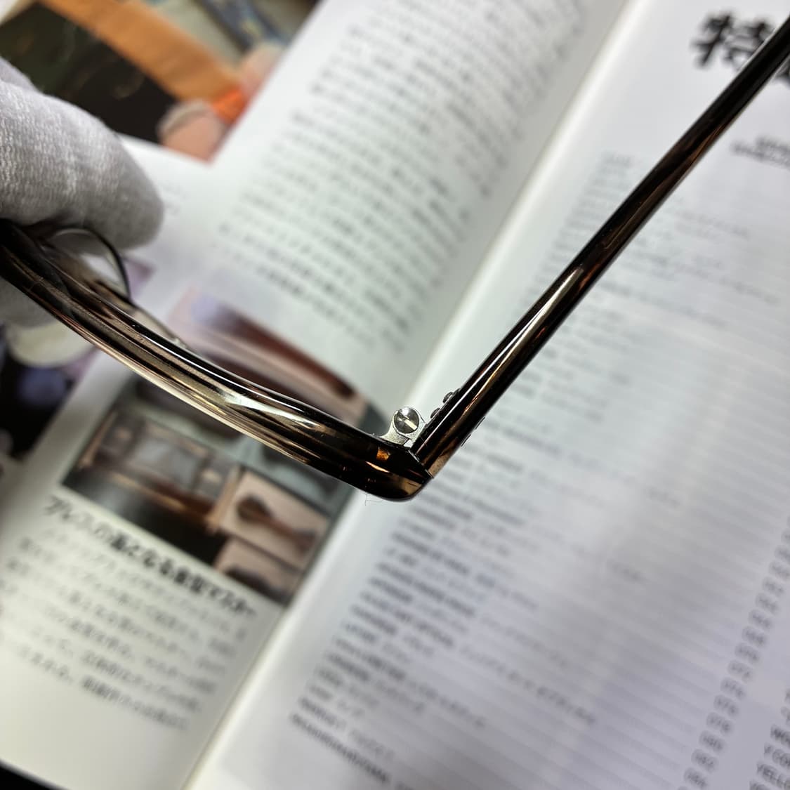 角矢甚治郎作 카도야 진지로 사쿠 일본 장인 셀룰로이드 안경 상품이미지4