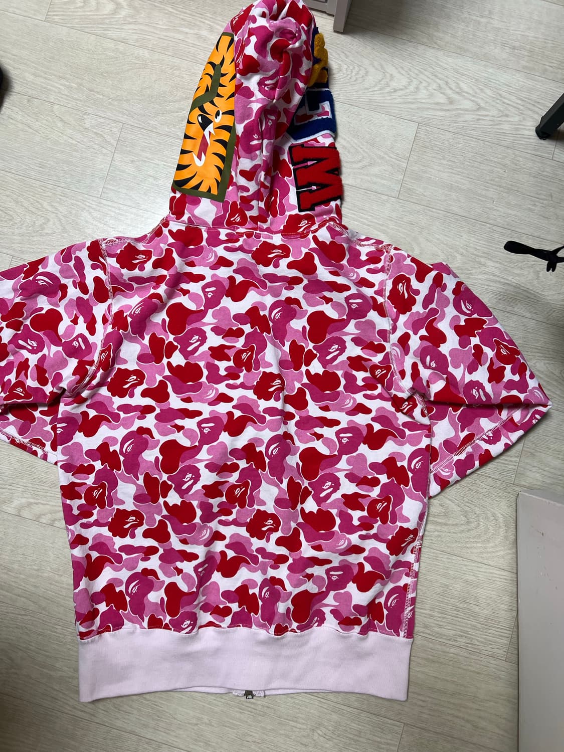 베이프 후드집업 / 핑크 S 상품이미지2