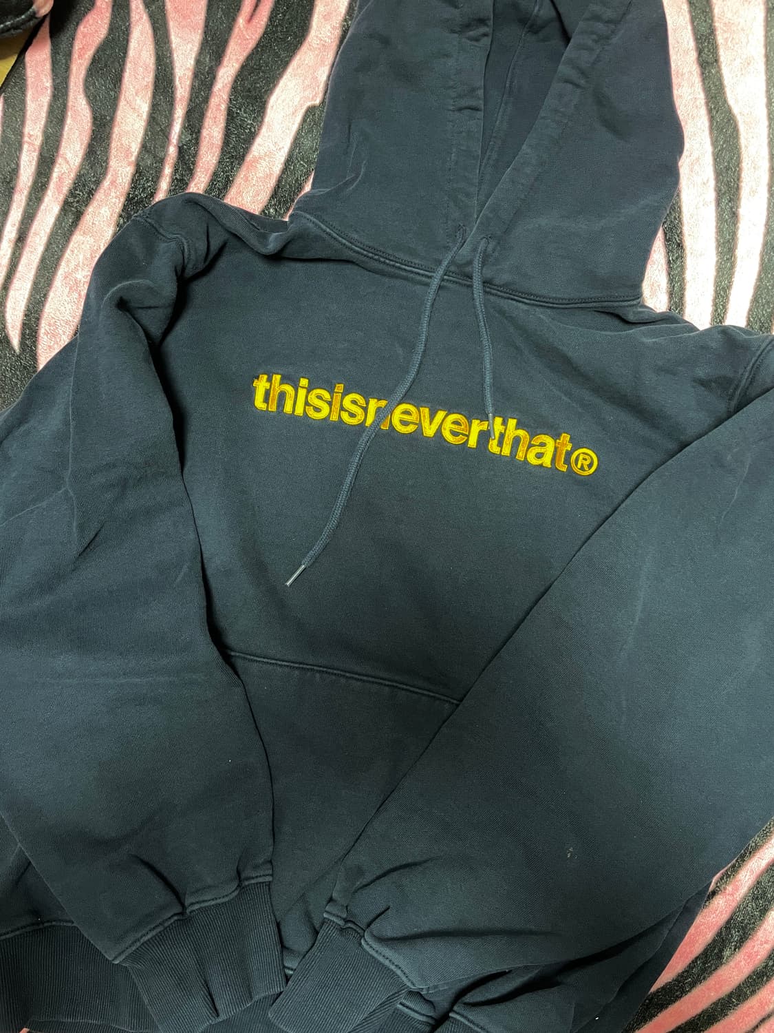 디네댓 후드티 네이비 상품이미지1