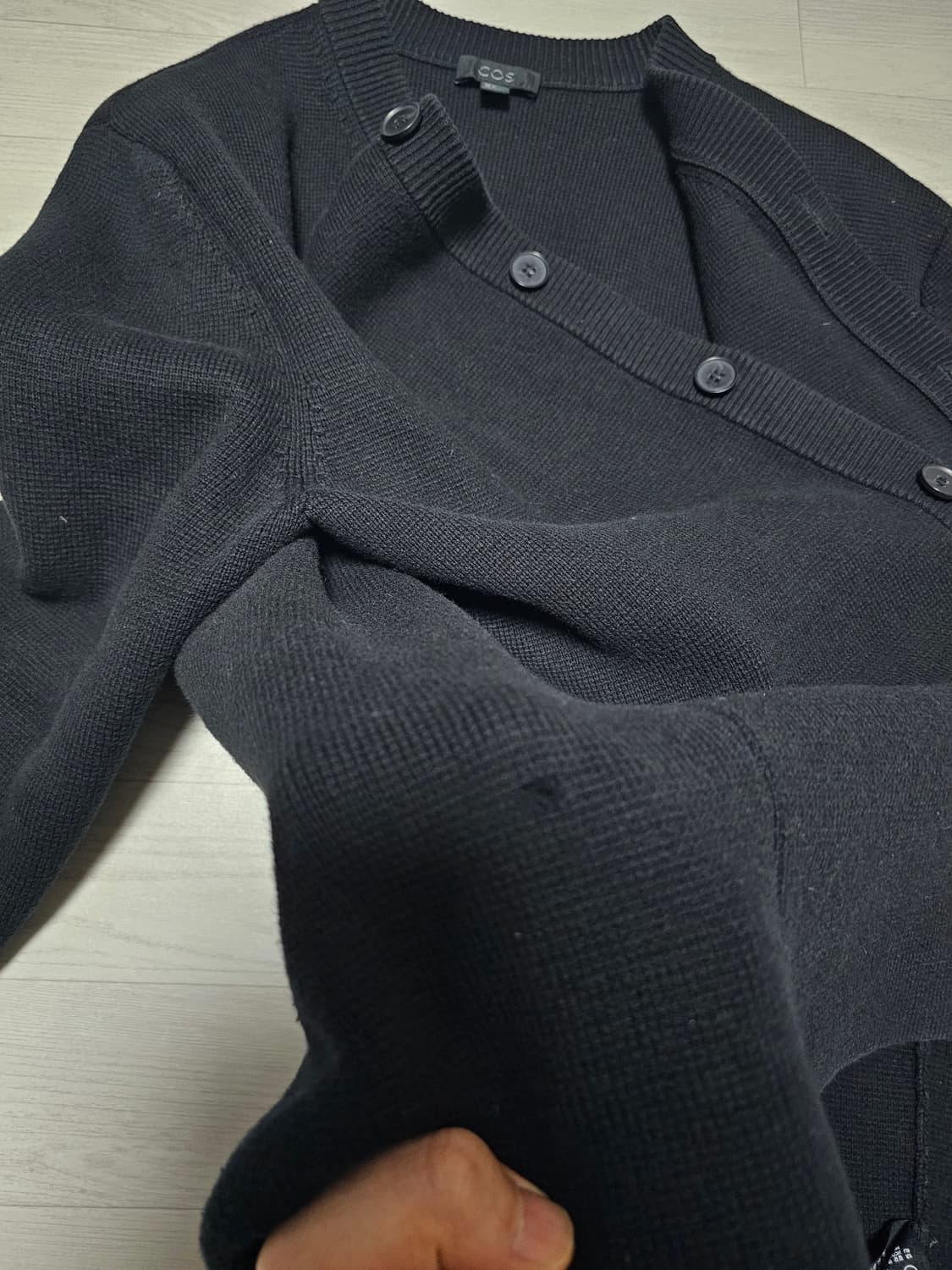 코스 울혼방 면 가디건 L 상품이미지6