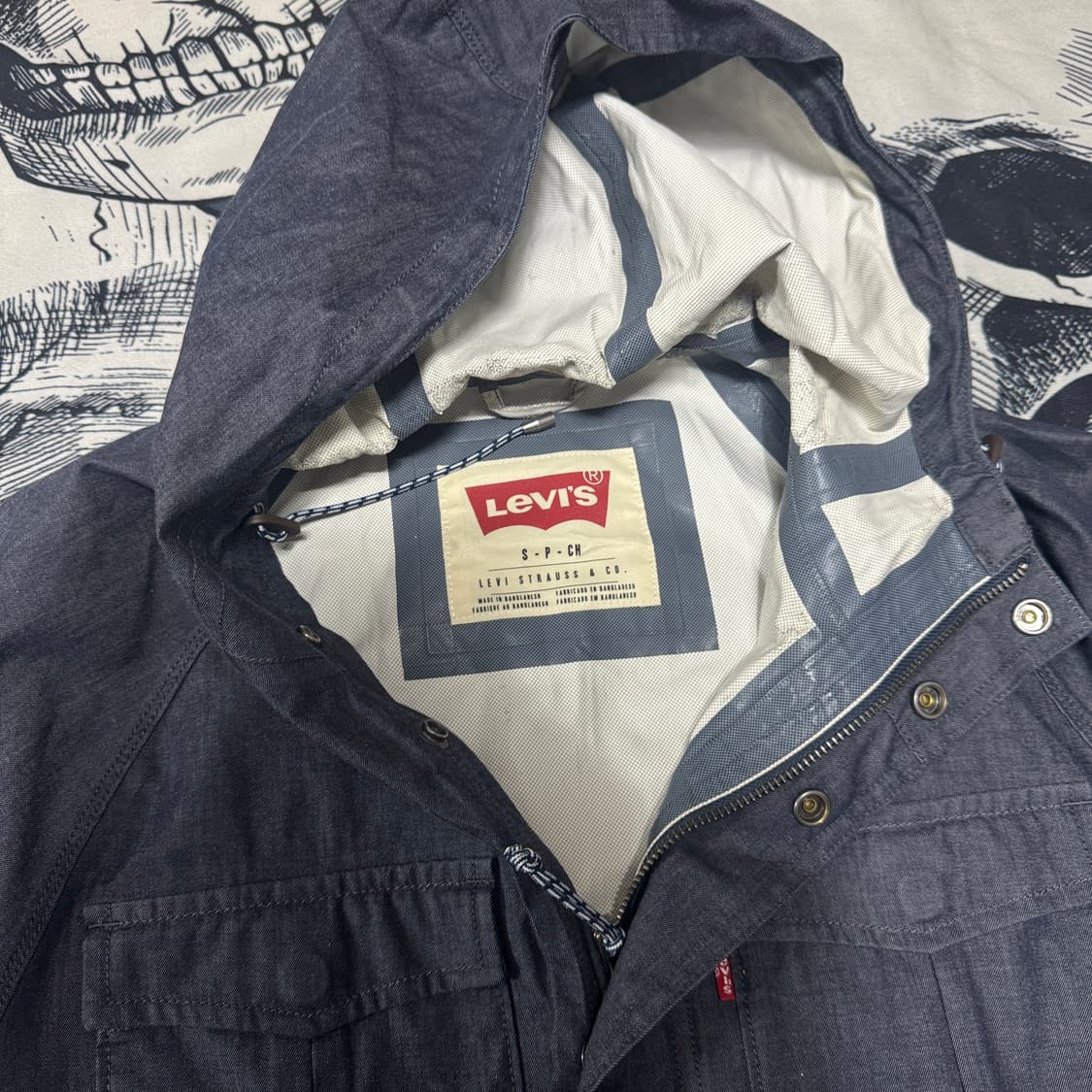 리바이스 방수 바람막이 자켓 S사이즈  상품이미지3