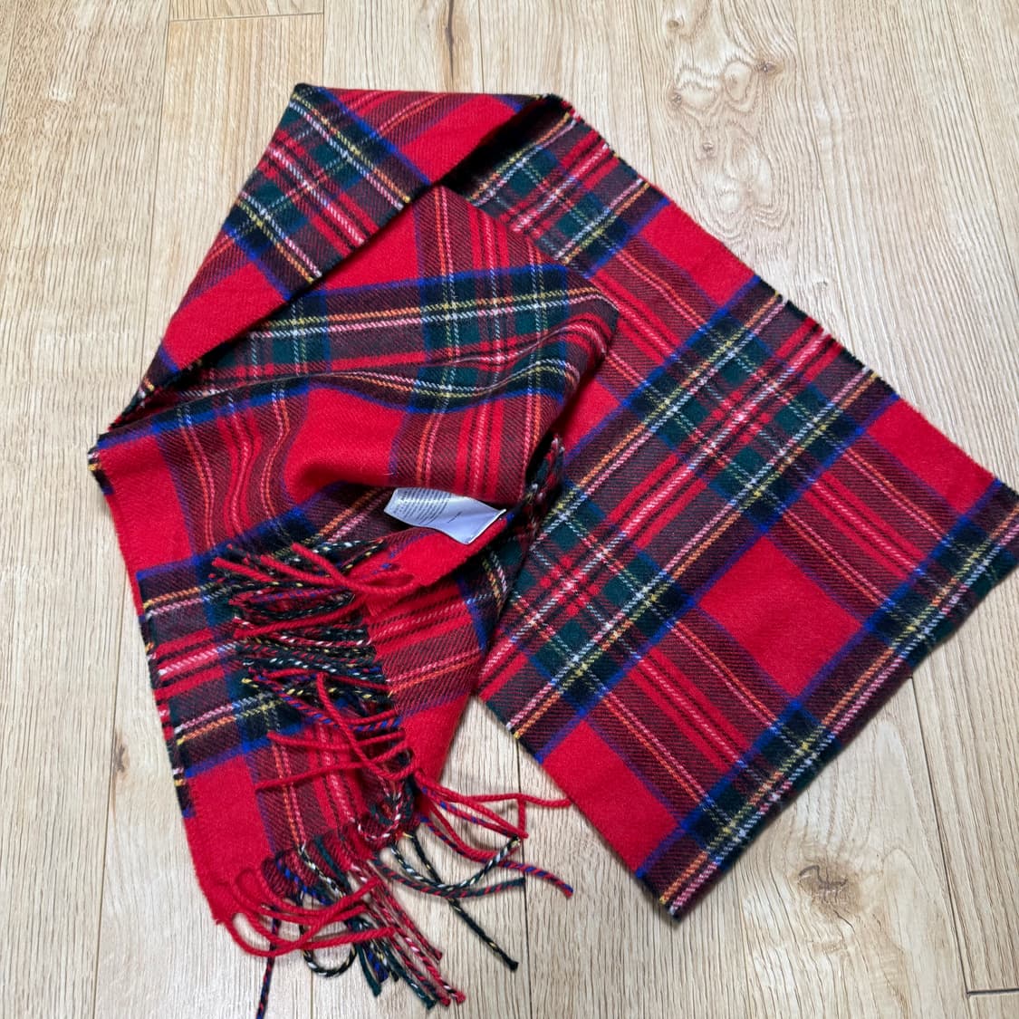 존스톤스 오브 엘긴 캐시미어 우븐 스카프 Royal Stewart 상품이미지3