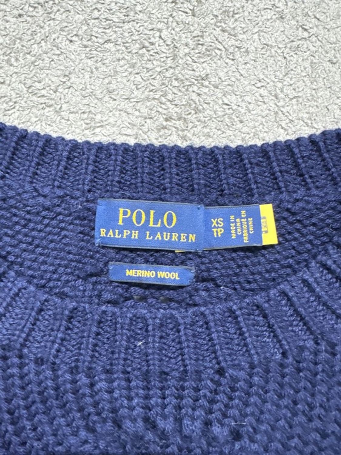 폴로 랄프로렌 메리노울 니트 XS 상품이미지3