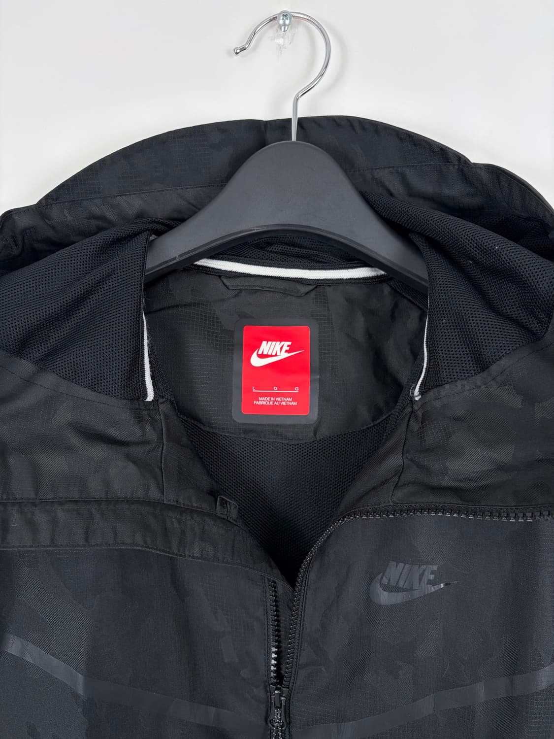 a131) 나이키 카모 패턴 테크팩 바람막이 상품이미지4