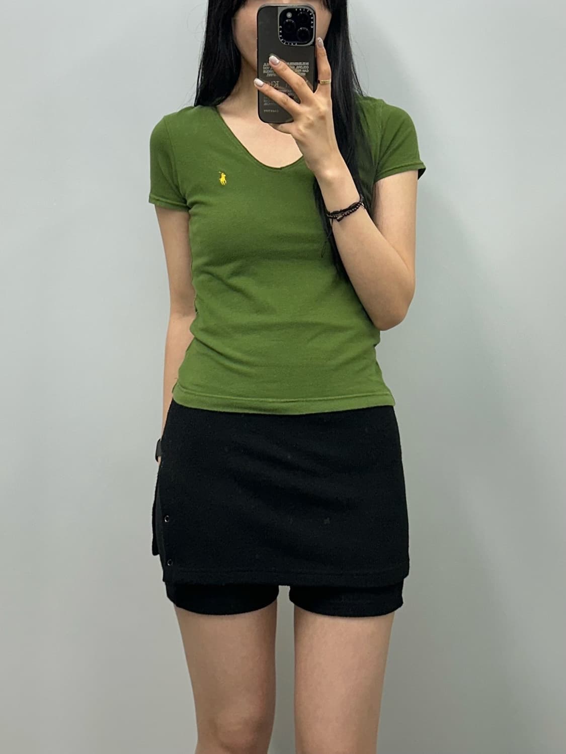 폴로 랄프로렌 카키 반팔 티셔츠  상품이미지1