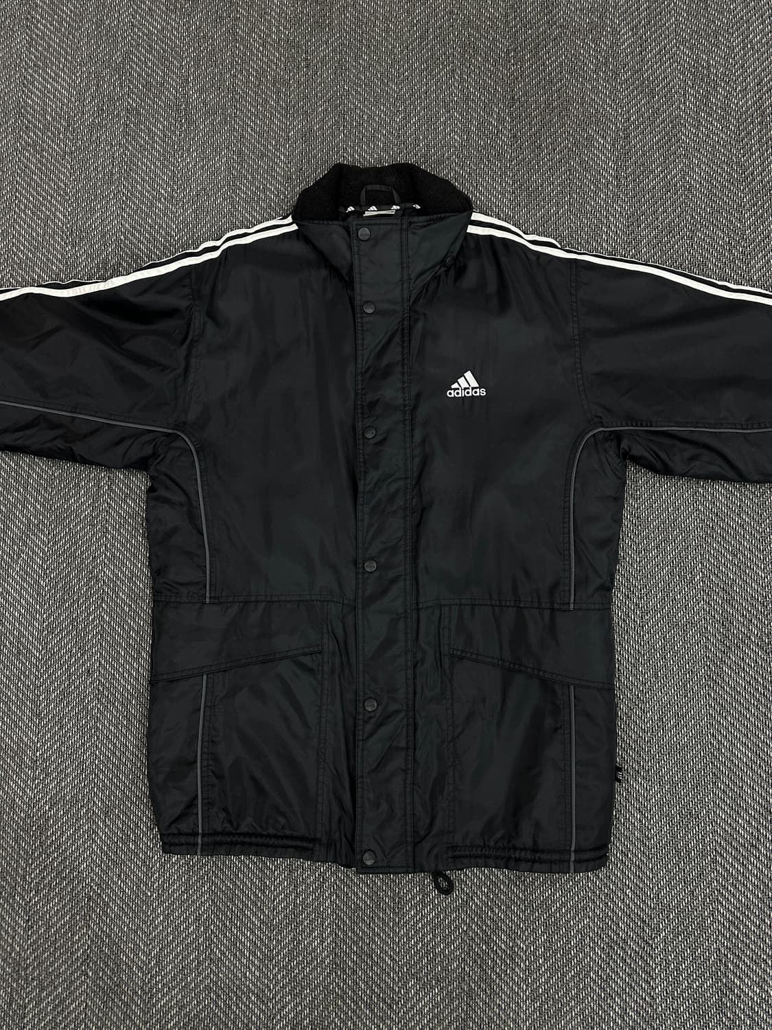 아디다스 삼선 하프 누빔자켓 상품이미지2