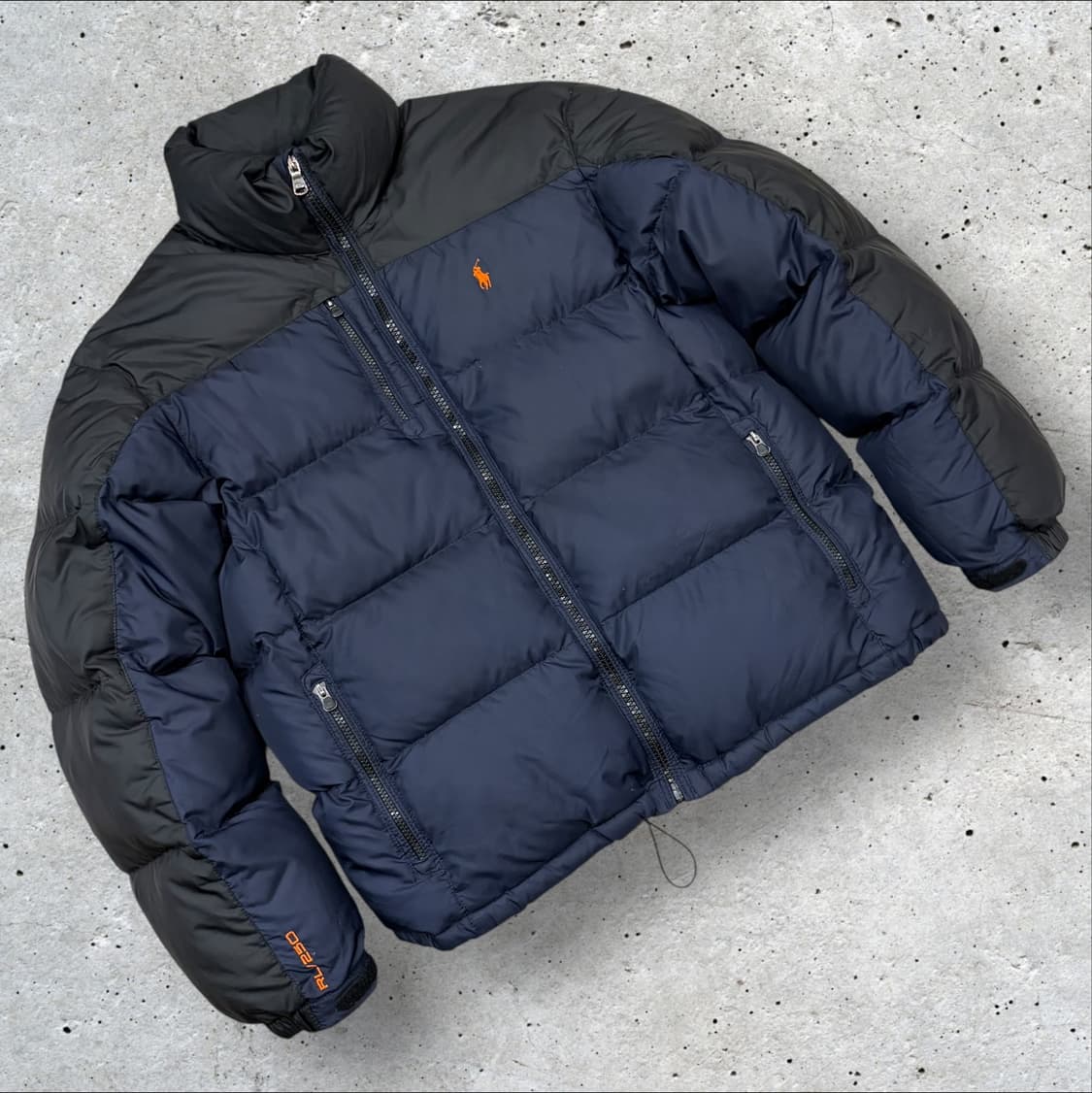 [L] 폴로 랄프로렌 RL 250 네이비/블랙 패딩 점퍼 C806 상품이미지1