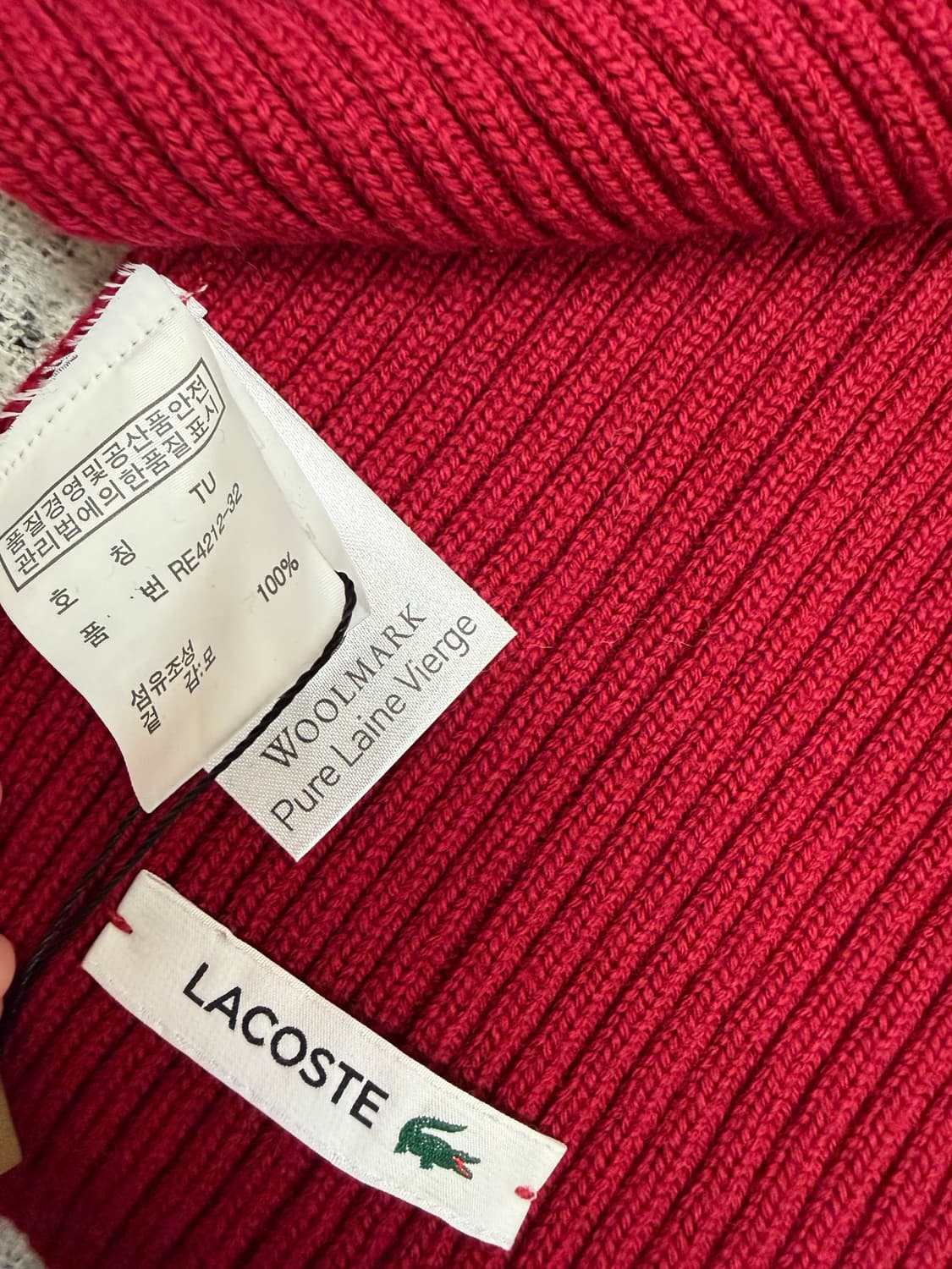 N56. 라코스테 머플러 상품이미지2