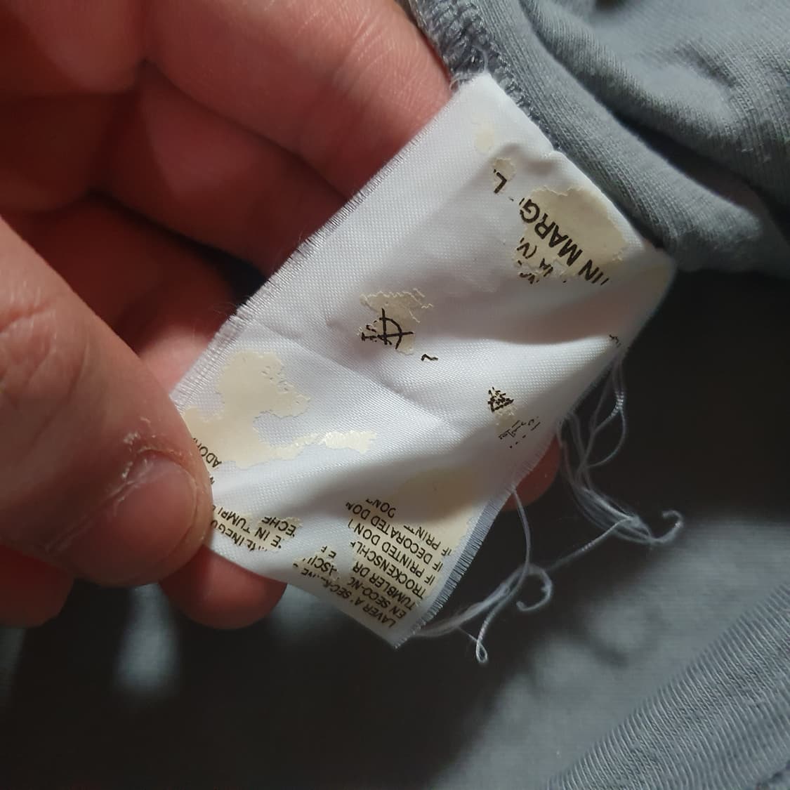 메종마르지엘라 여성 지퍼 디테일 2레이어 롱슬리브 맨투맨 상품이미지8