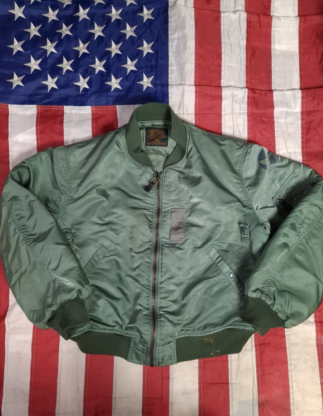 오리지날 80's 알파사 미공군 MA-1 TYPE 항공자켓 상품이미지1