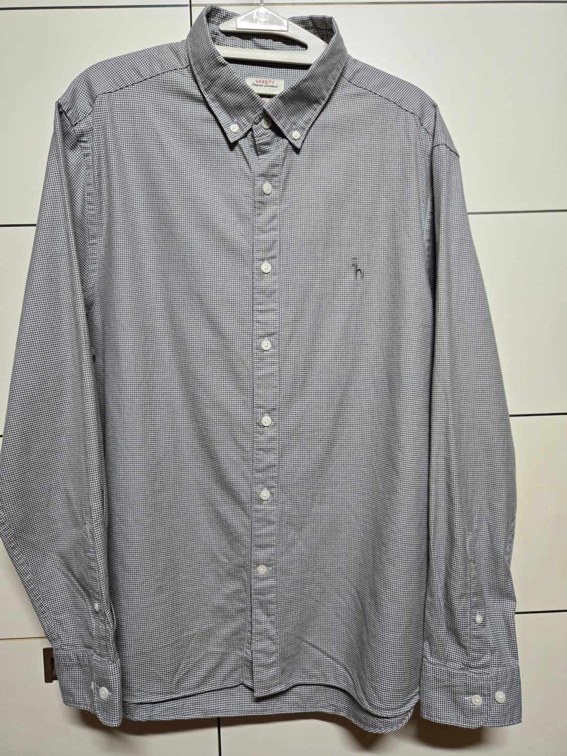 헤지스 남성 하운드체크 셔츠 상품이미지2