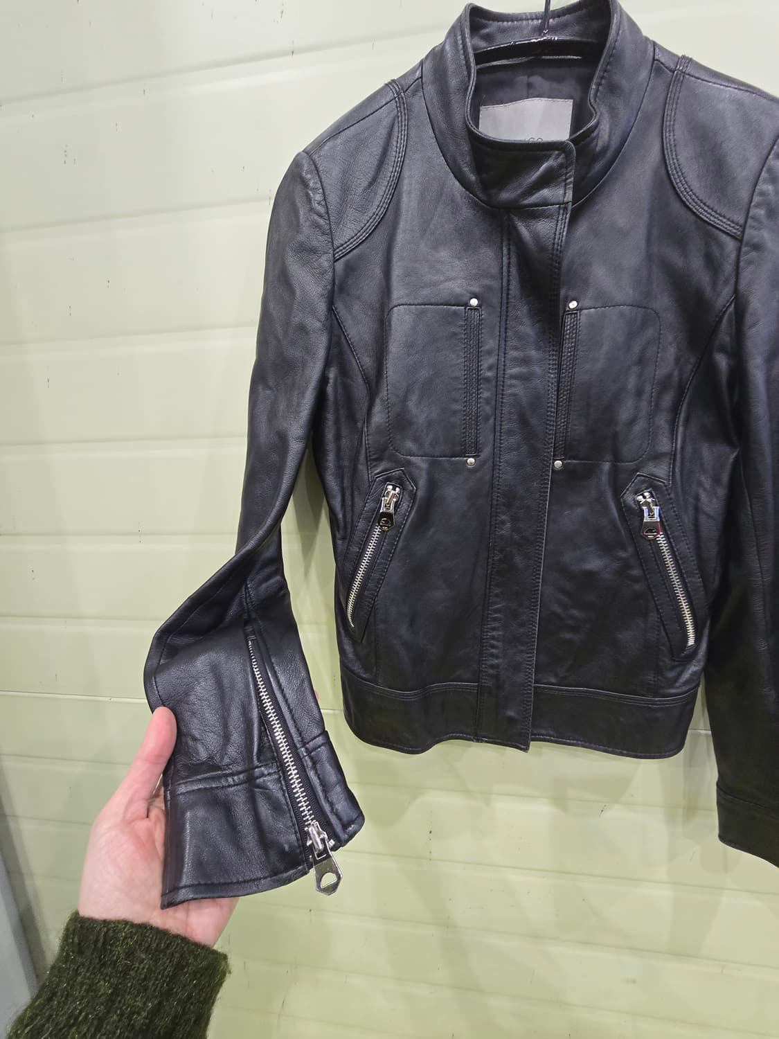 ARTICO MILANO 블랙 양가죽 자켓 66 상품이미지6