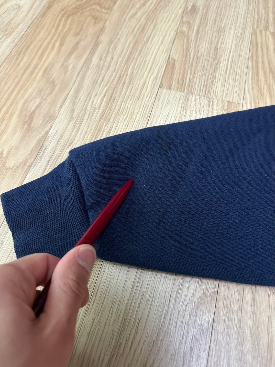 90s 빈티지 러셀 후드집업 네이비 XL 상품이미지8